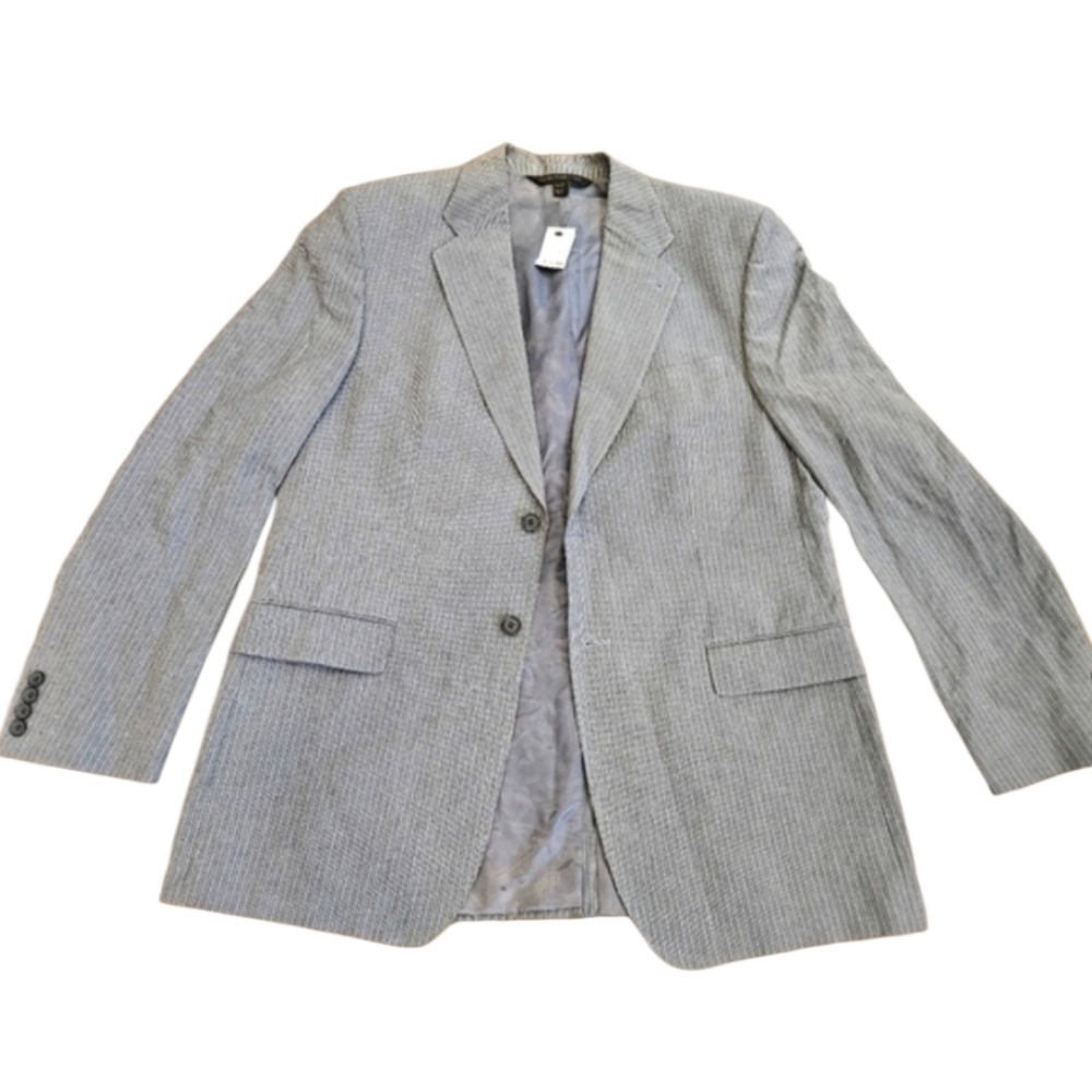 NWT Express Men's Blue/Gray Blazer - 42R
